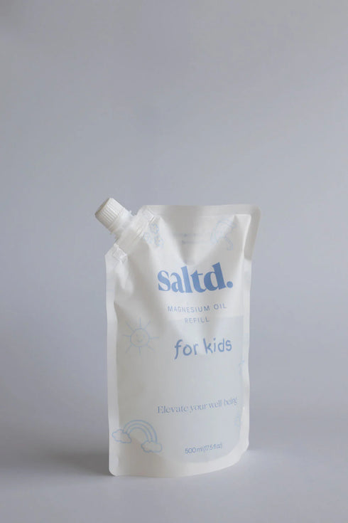 Magnesium Oil Refill For Kids 500ml-Saltd.-Matakana Pharmacy